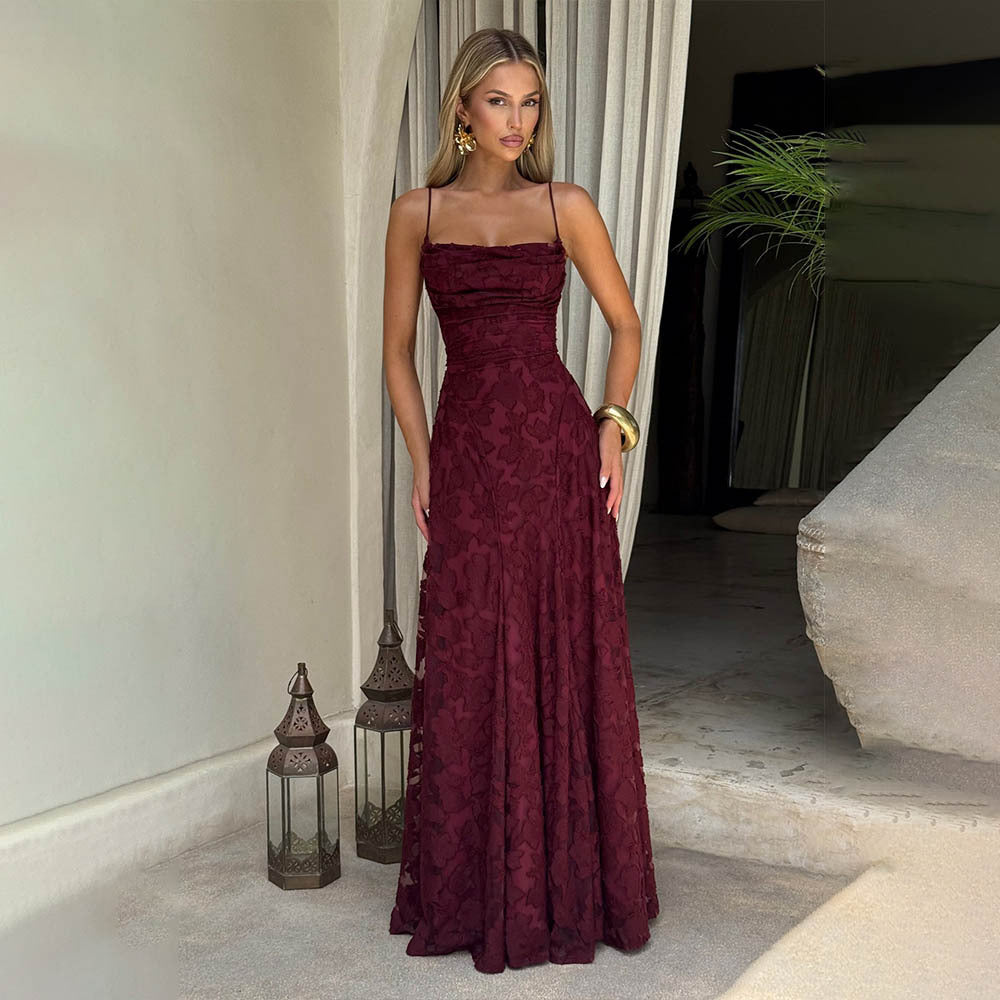 "SERAPHINA" Ethereal Chiffon Sling Maxi