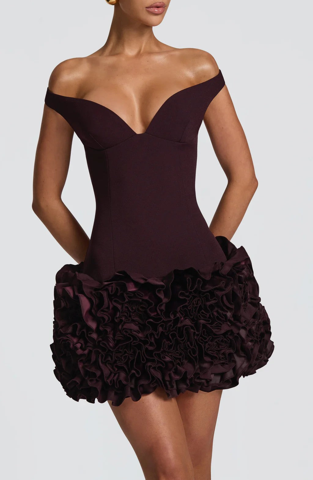 Fitted Strapless Mini Dress