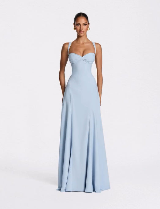 Women’s Asymmetrical Strap Gown