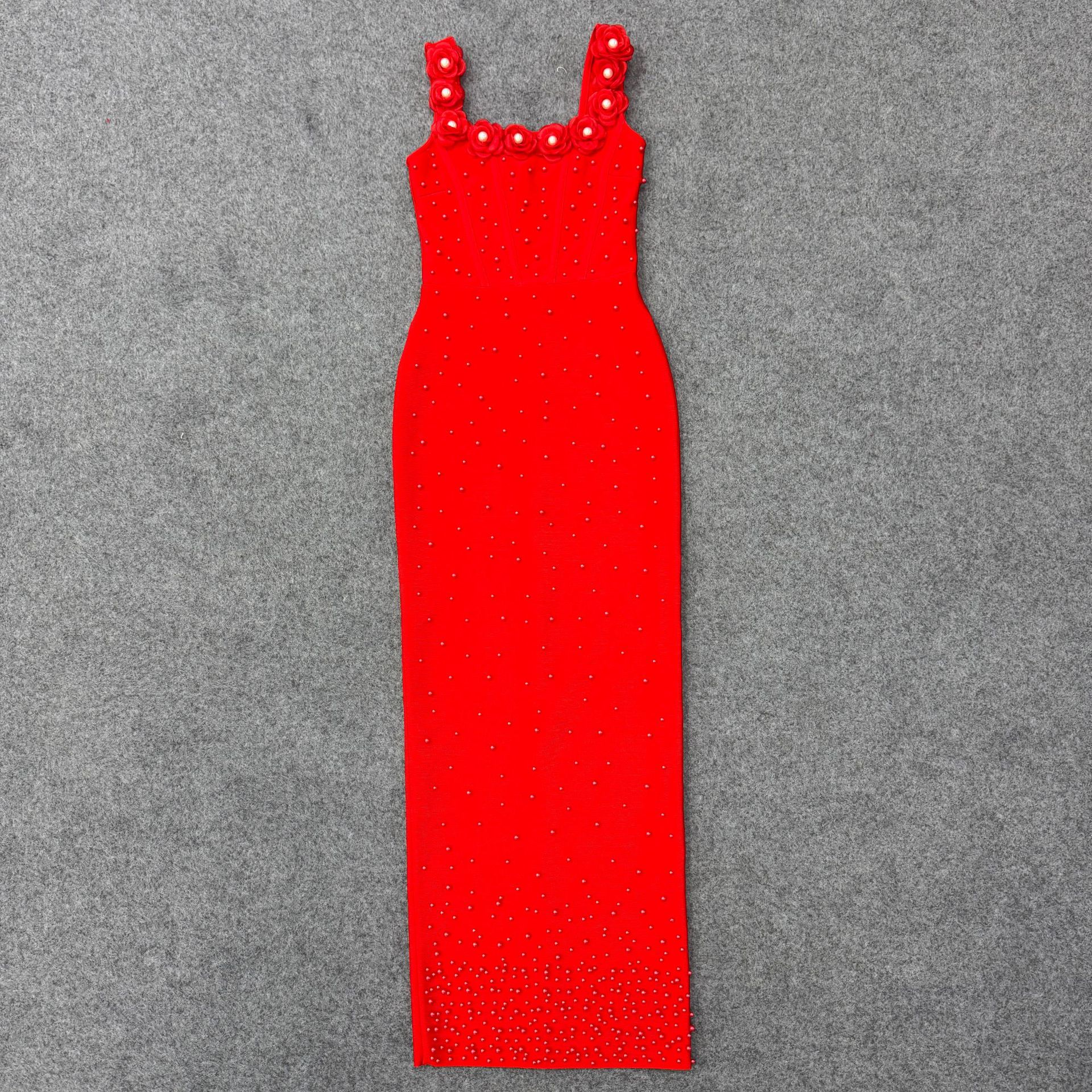 Women’s Floral Beaded Bandage Dress