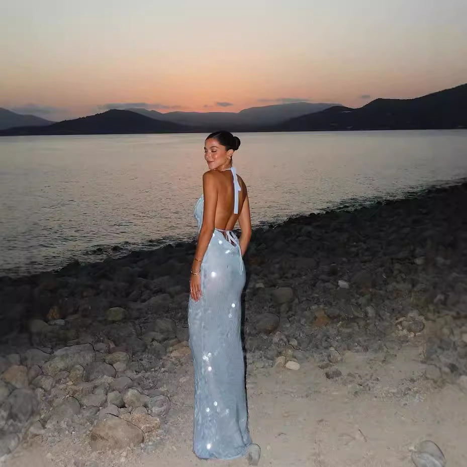 Women’s Slim-Fit Beaded Gown