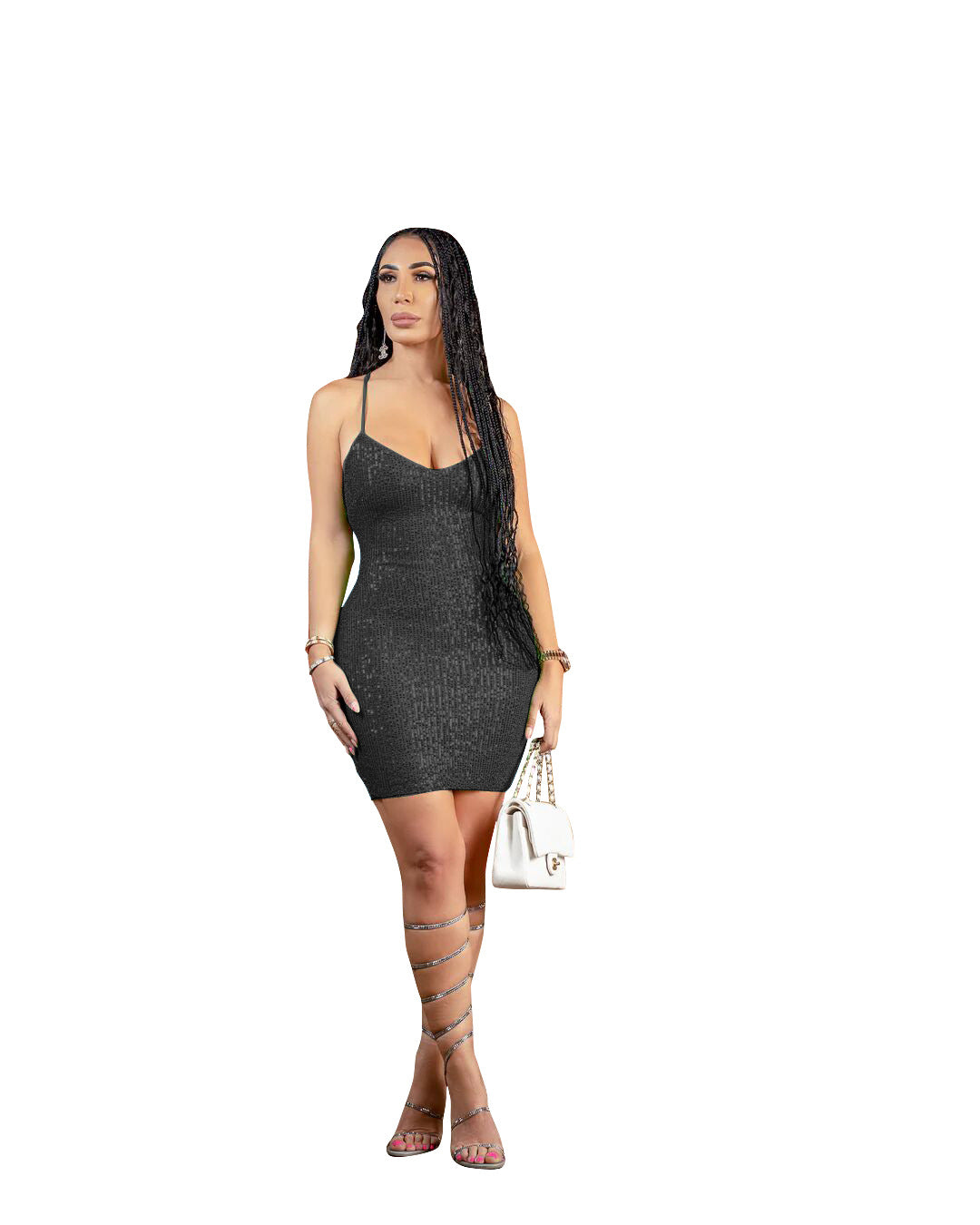 Sexy Slim-Fit Strap Evening Dress