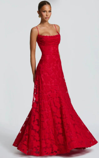 "SERAPHINA" Ethereal Chiffon Sling Maxi