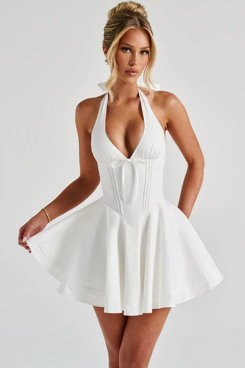 The Iconic Black Square-Collar Slip Dress