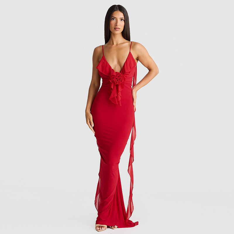 Women’s Fashion Suspender Dress