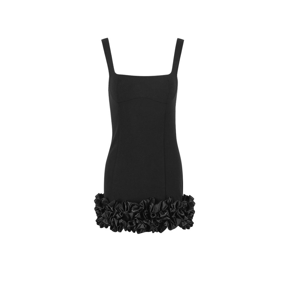 The AURA Square-Neck Signature Camisole Dress