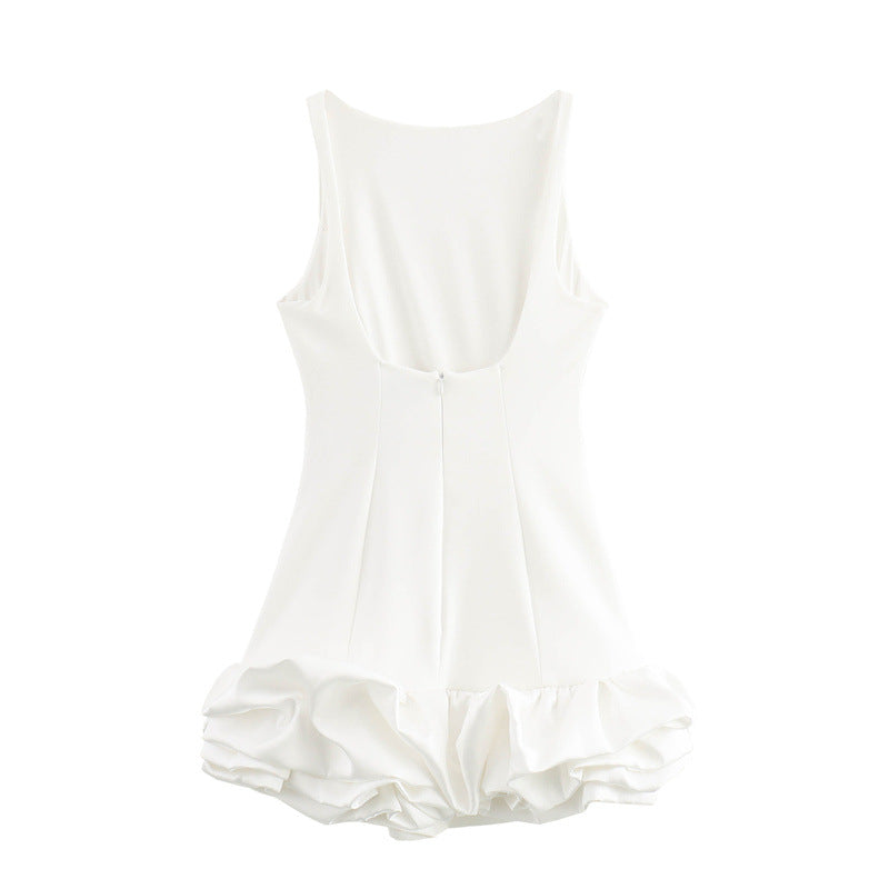 The Bianca Pearl Frill Mini