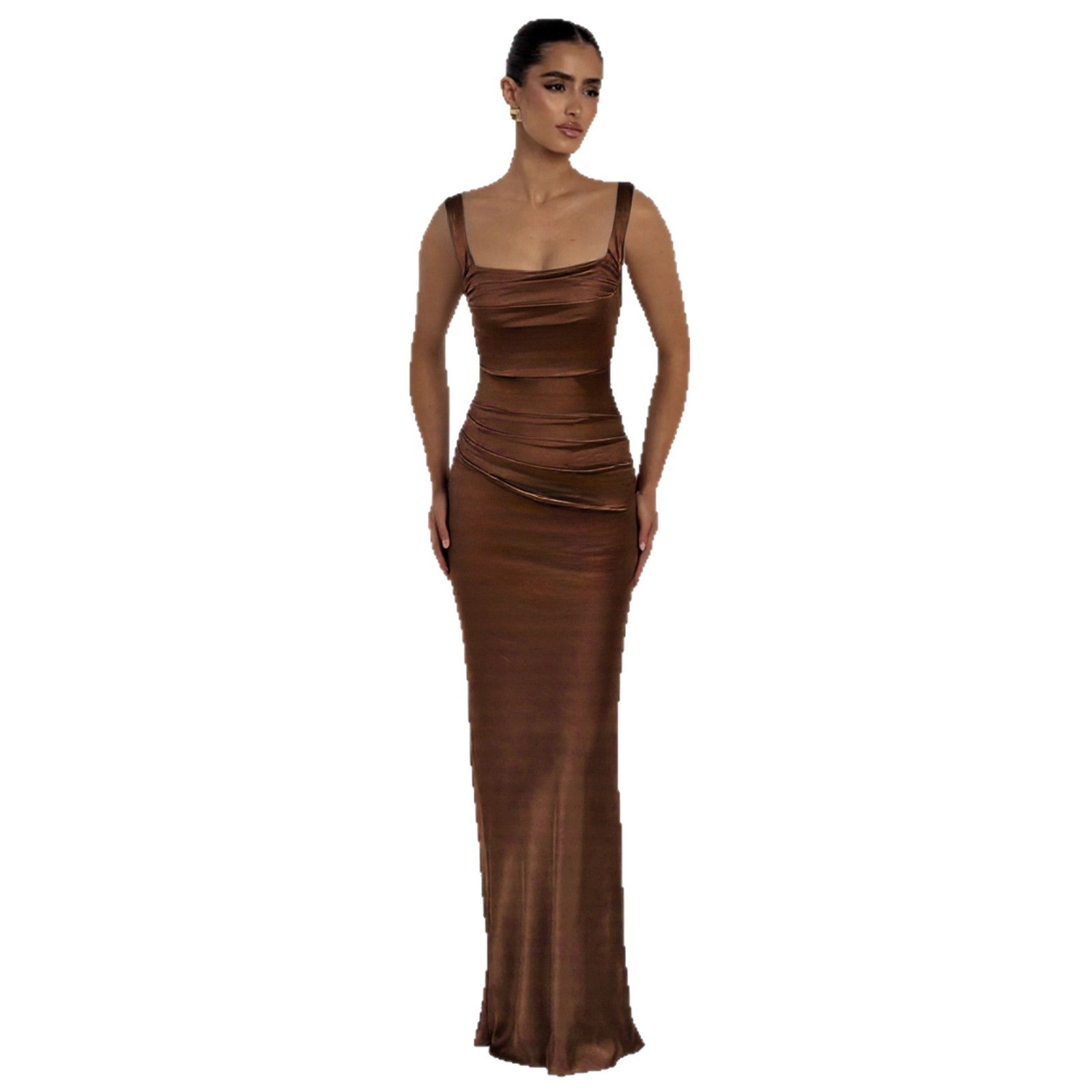 Strapless Slimming Evening Gown
