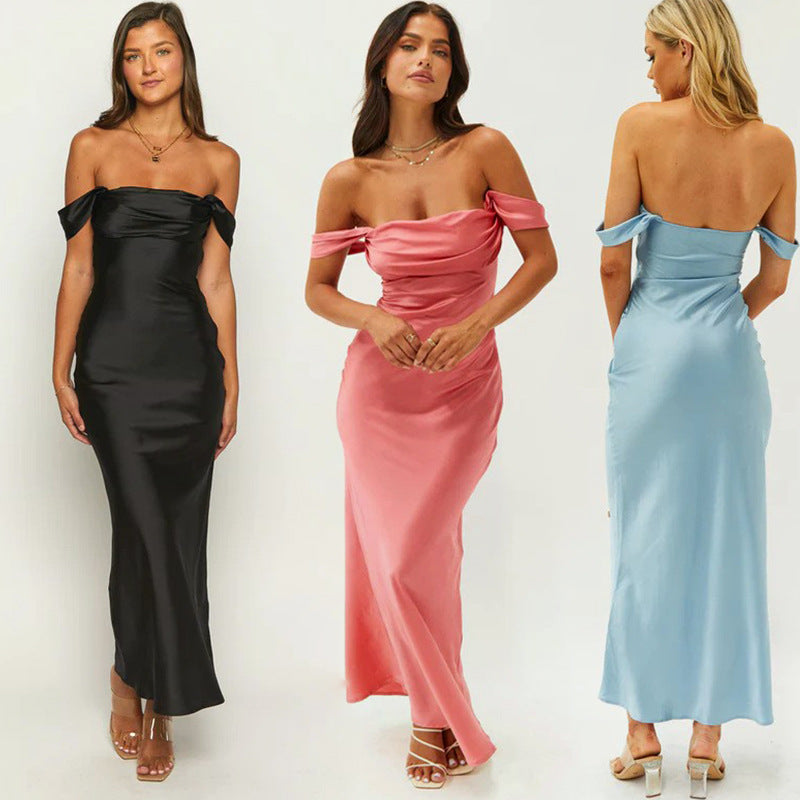 Women’s Hip-Hugging Backless Long Evening Gown