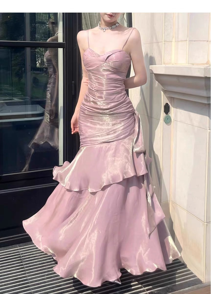 Women’s Spaghetti-Strap Mermaid Gown