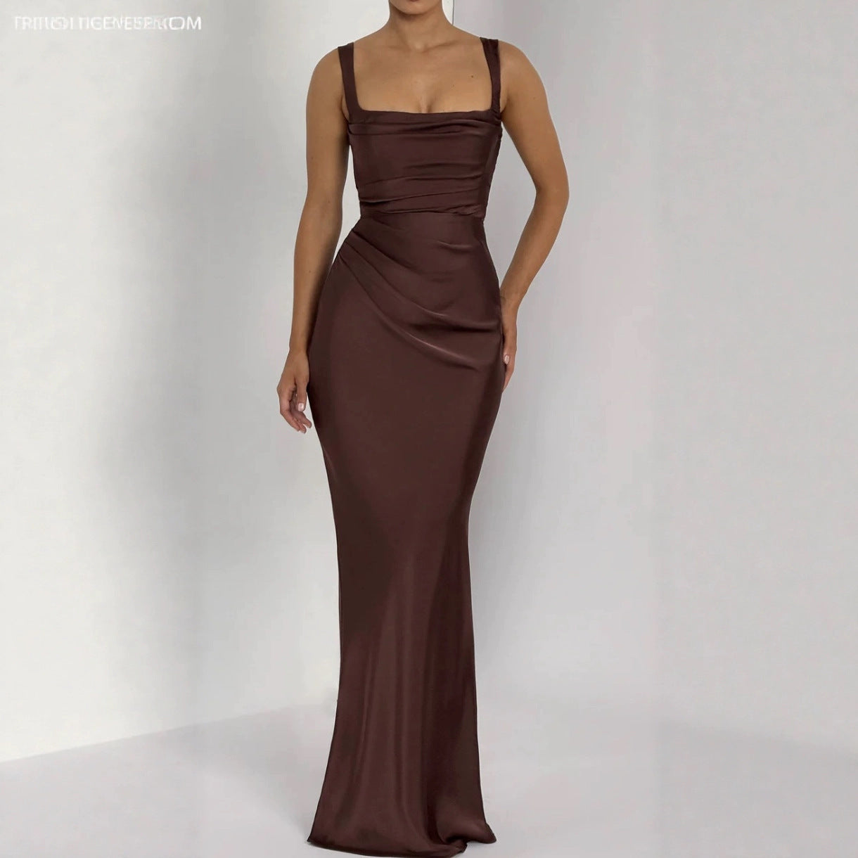 Sexy Slim Fit Solid Color Bodycon