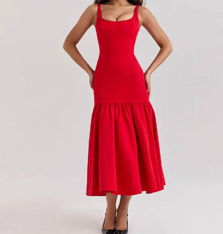 Women’s Round Neck Sleeveless Dress