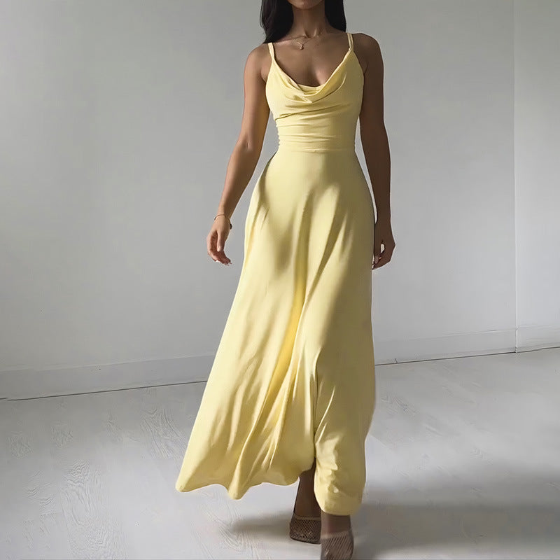 Sexy Slim Fit Collar Evening Gown
