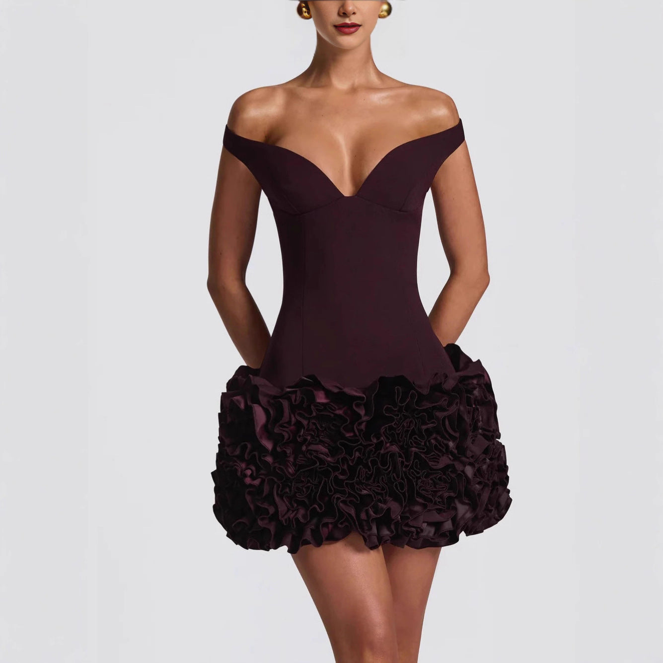 Fitted Strapless Mini Dress
