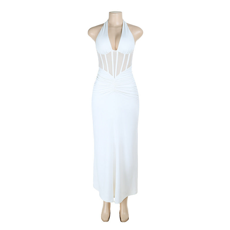 Elegant Backless High-Quality Banquet Dress