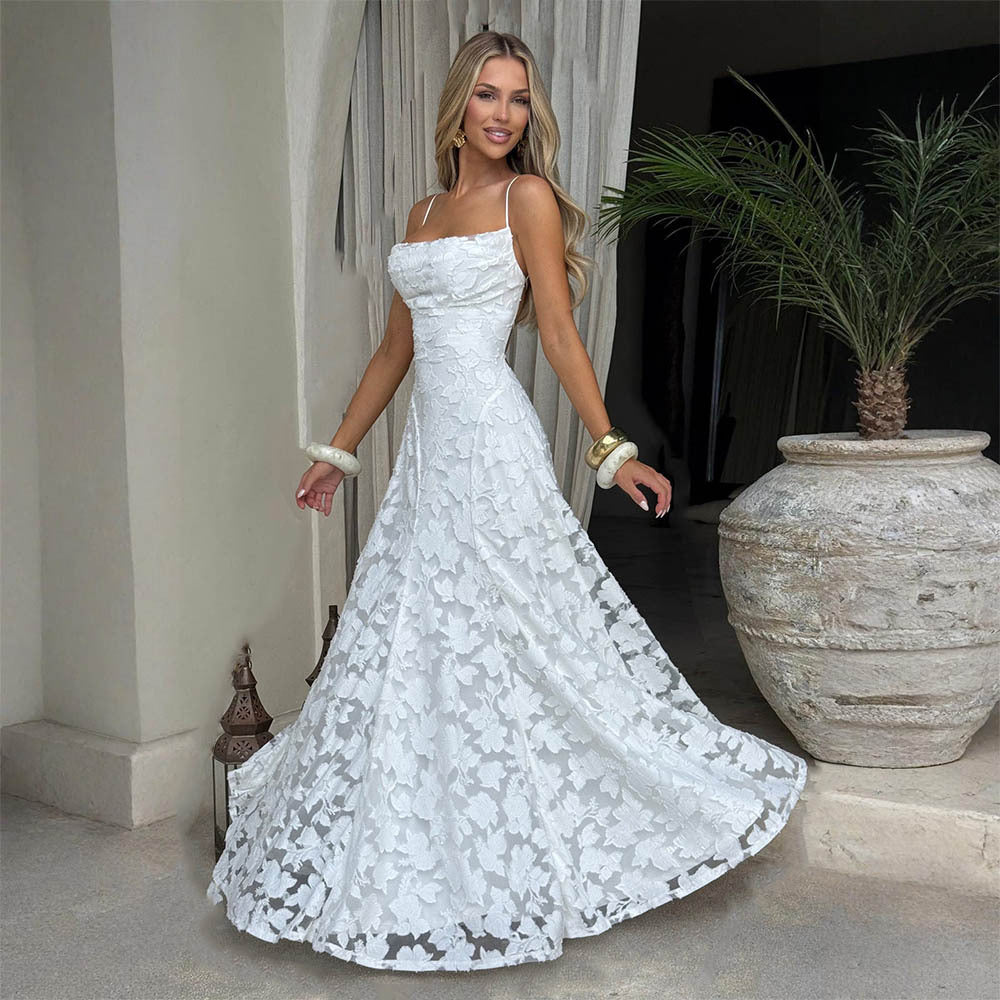 "SERAPHINA" Ethereal Chiffon Sling Maxi