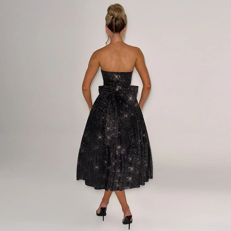 Sweet & Spicy Off-Shoulder Tube Dress