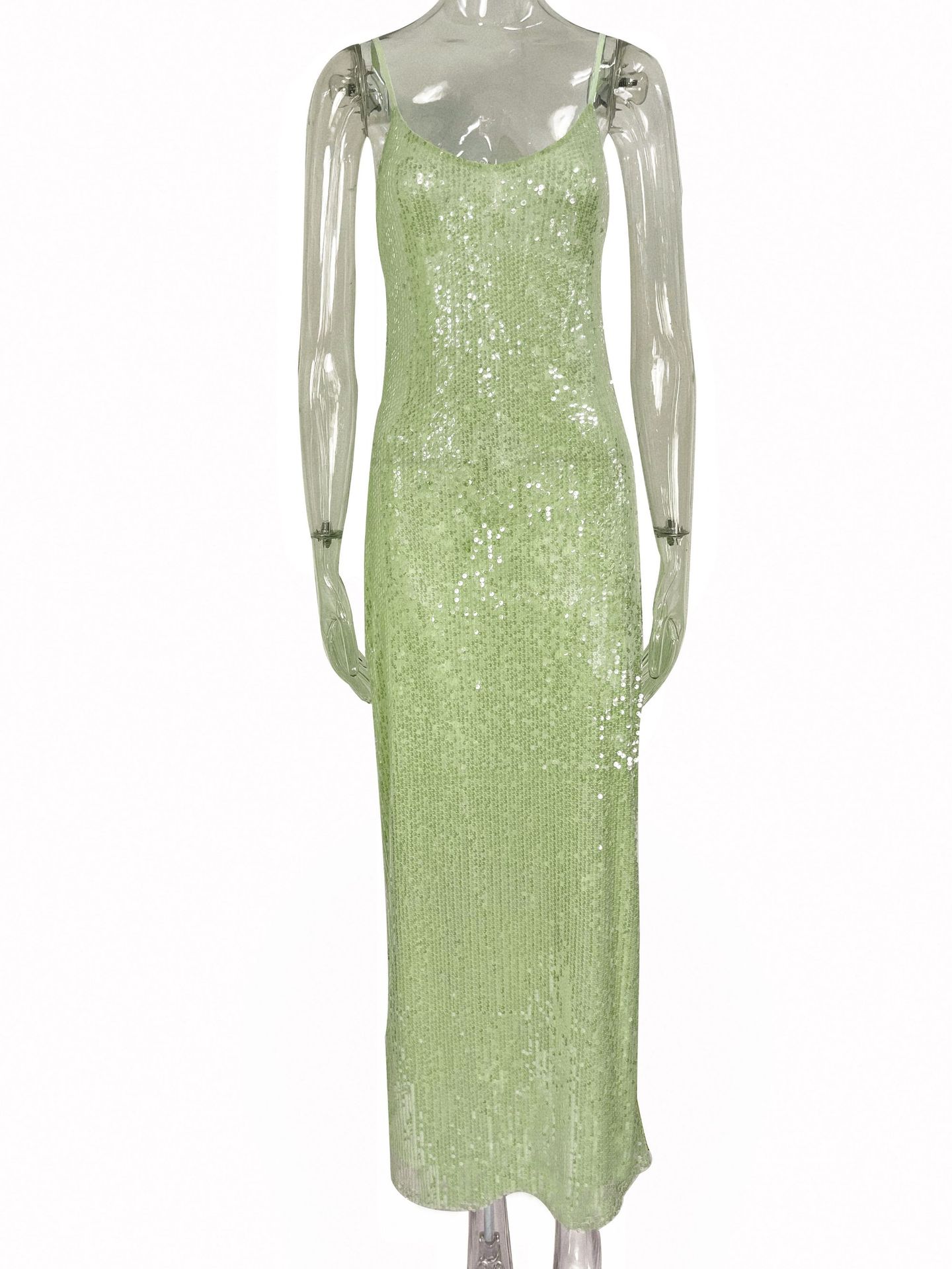 Women’s Sequin Backless Formal Gown