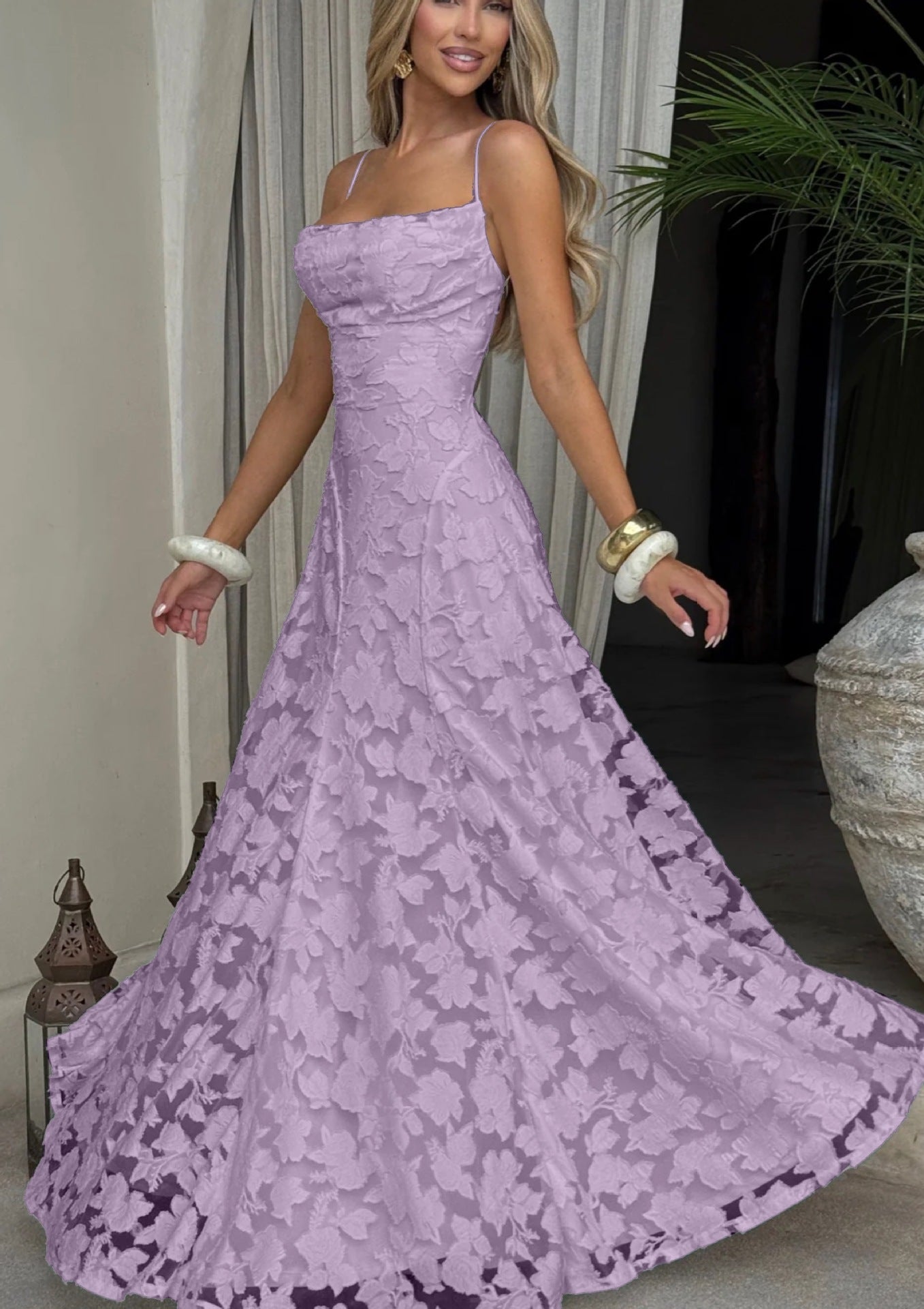 "SERAPHINA" Ethereal Chiffon Sling Maxi