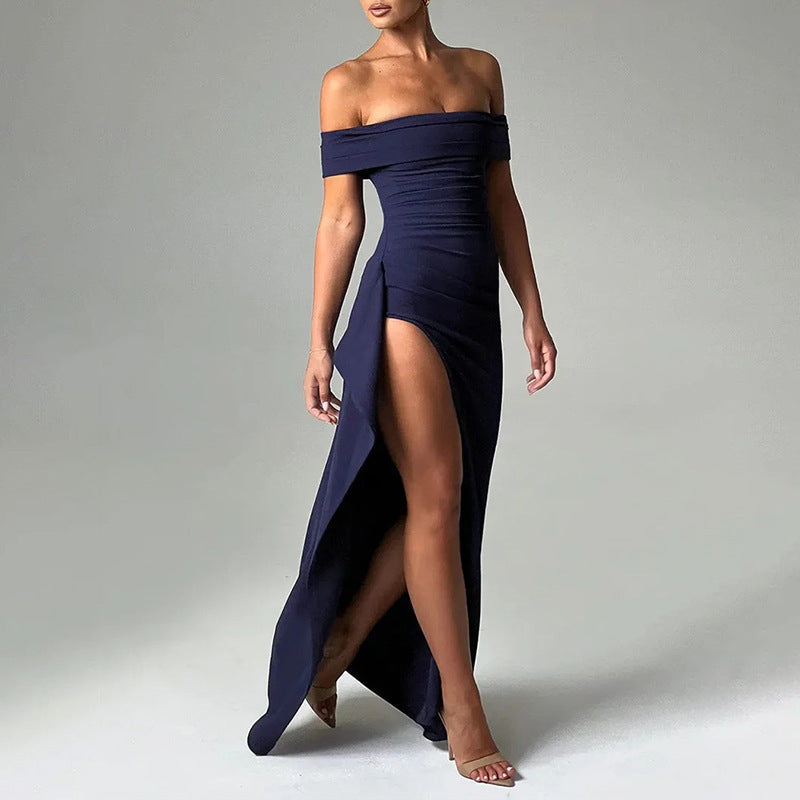 Women’s Temperament Sleeveless Split Dress