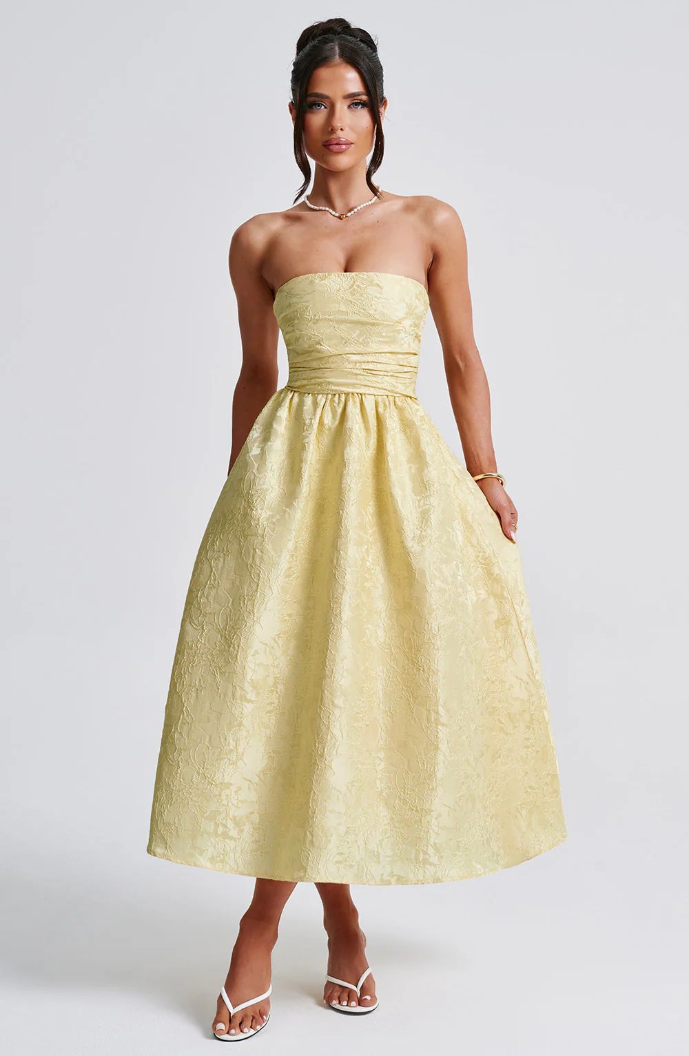 Women’s Jacquard Satin Tube Dress