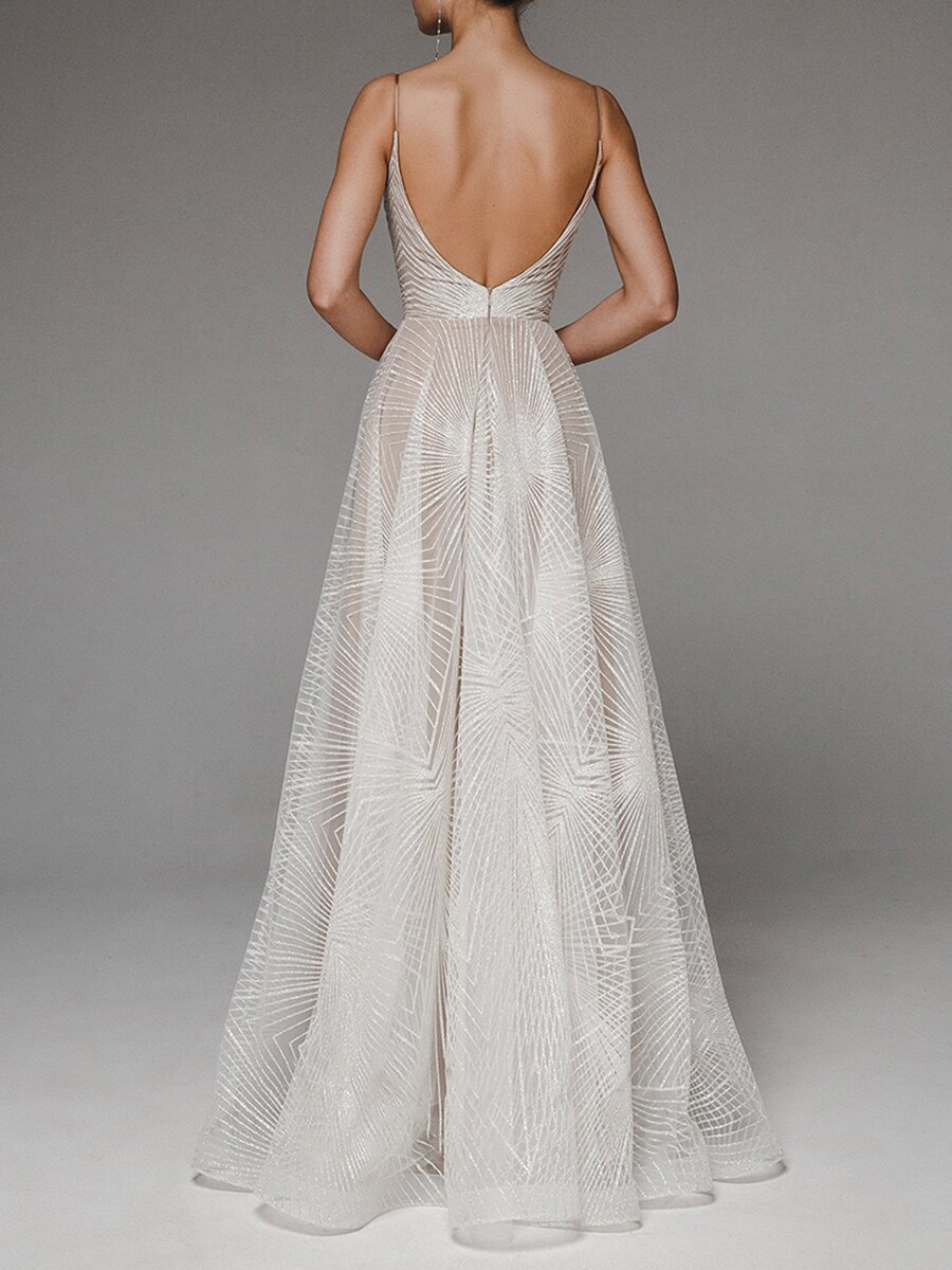 Embroidered Sling Dress Summer Luxe Maxi