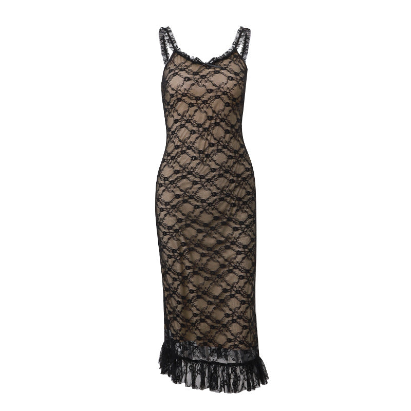 Women’s French Temperament Lace Dress