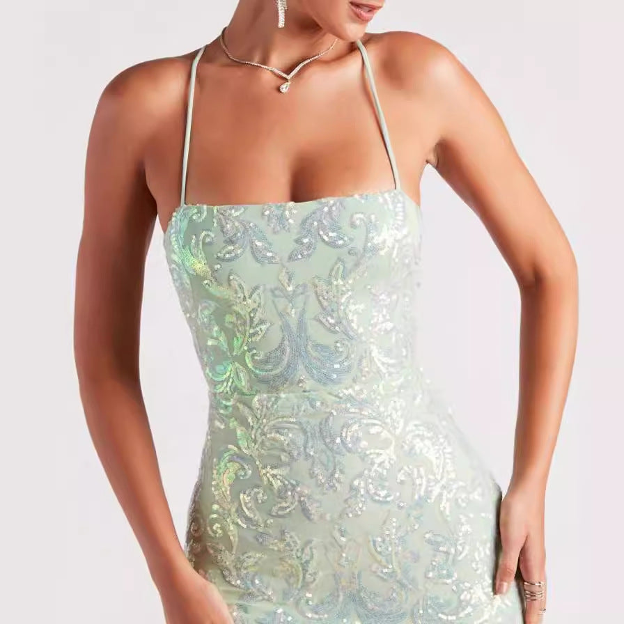 Women’s Sequin Sling Gown