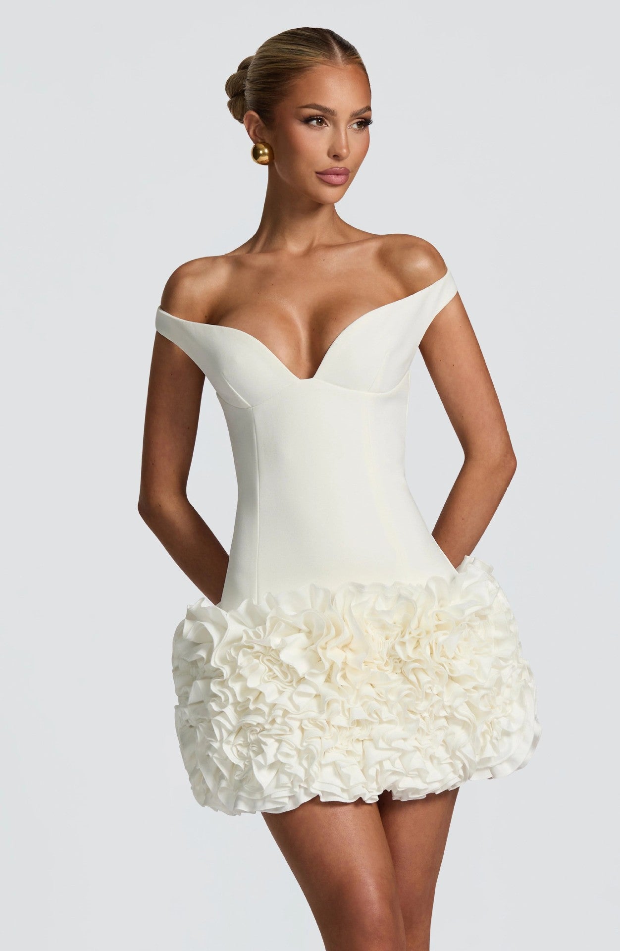 Fitted Strapless Mini Dress