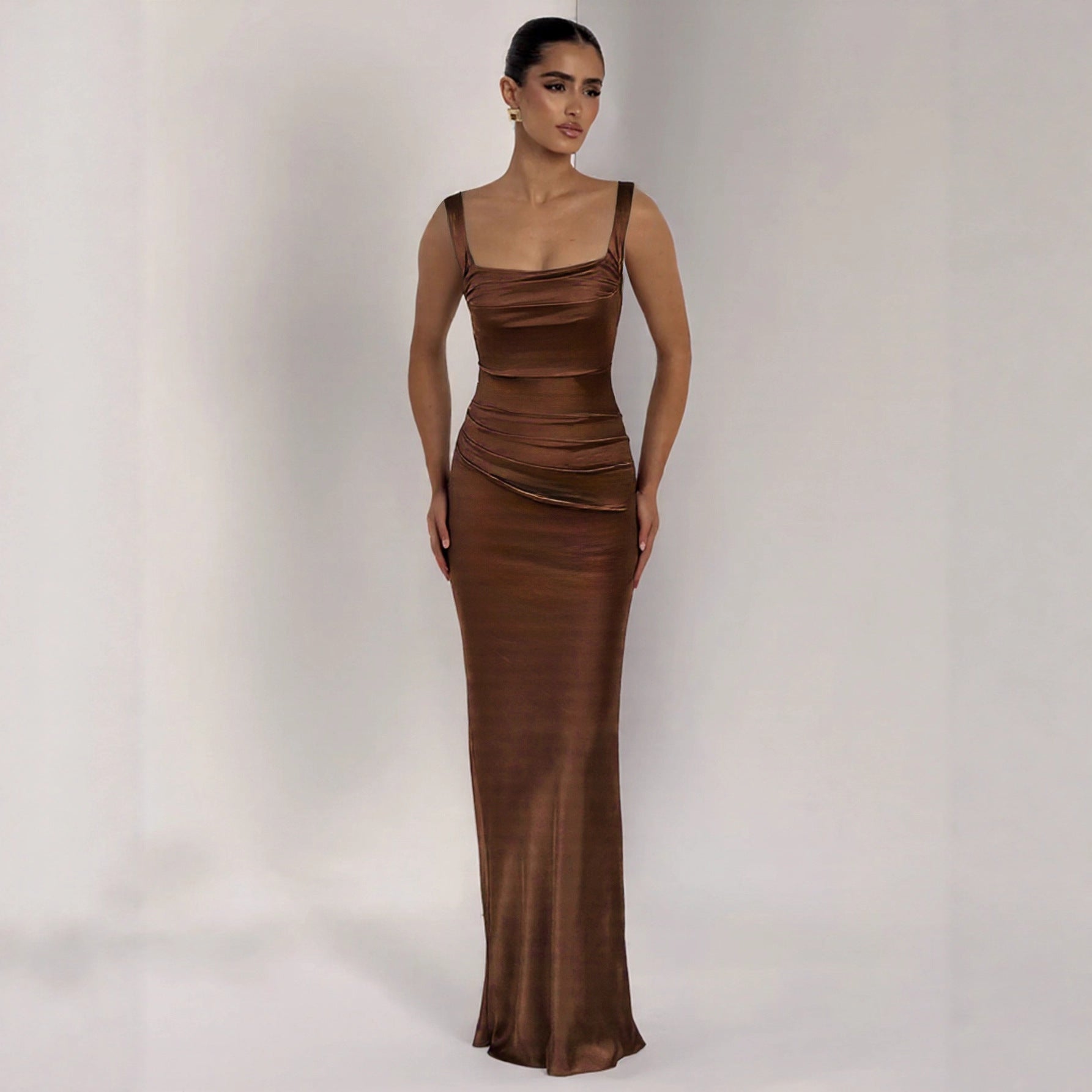 Strapless Slimming Evening Gown