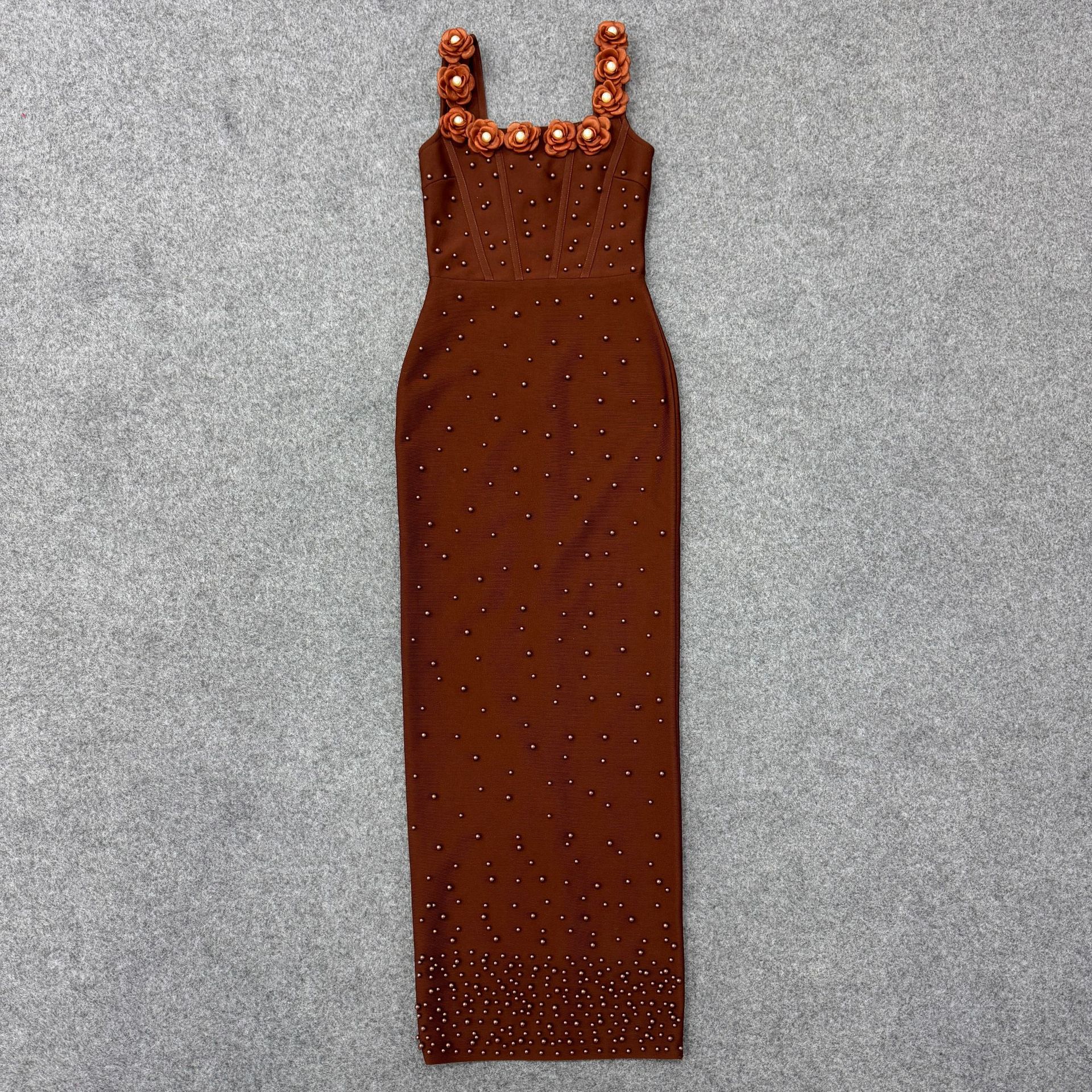 Women’s Floral Beaded Bandage Dress