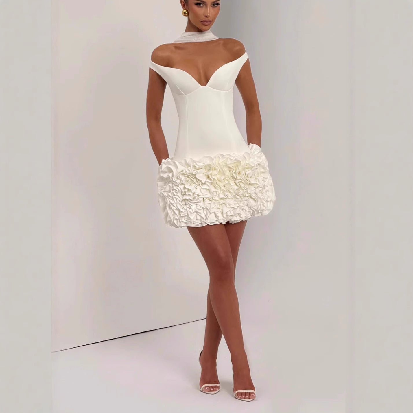 Fitted Strapless Mini Dress
