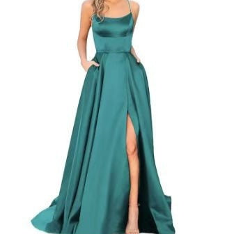 Women’s Shoulder-Hollow Slimming Long Bridesmaid