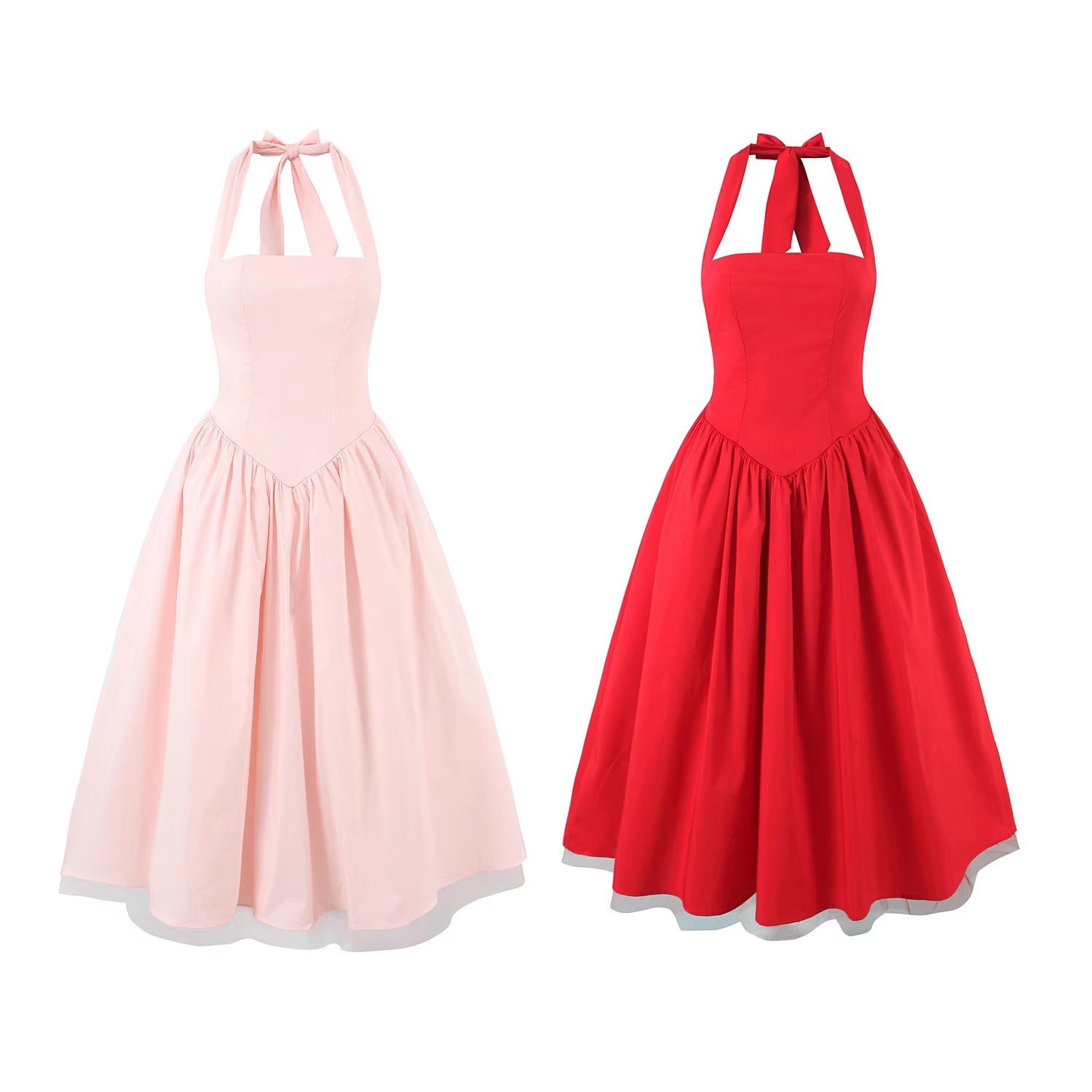 Women’s Hard Mesh Neck-Hanging Gown