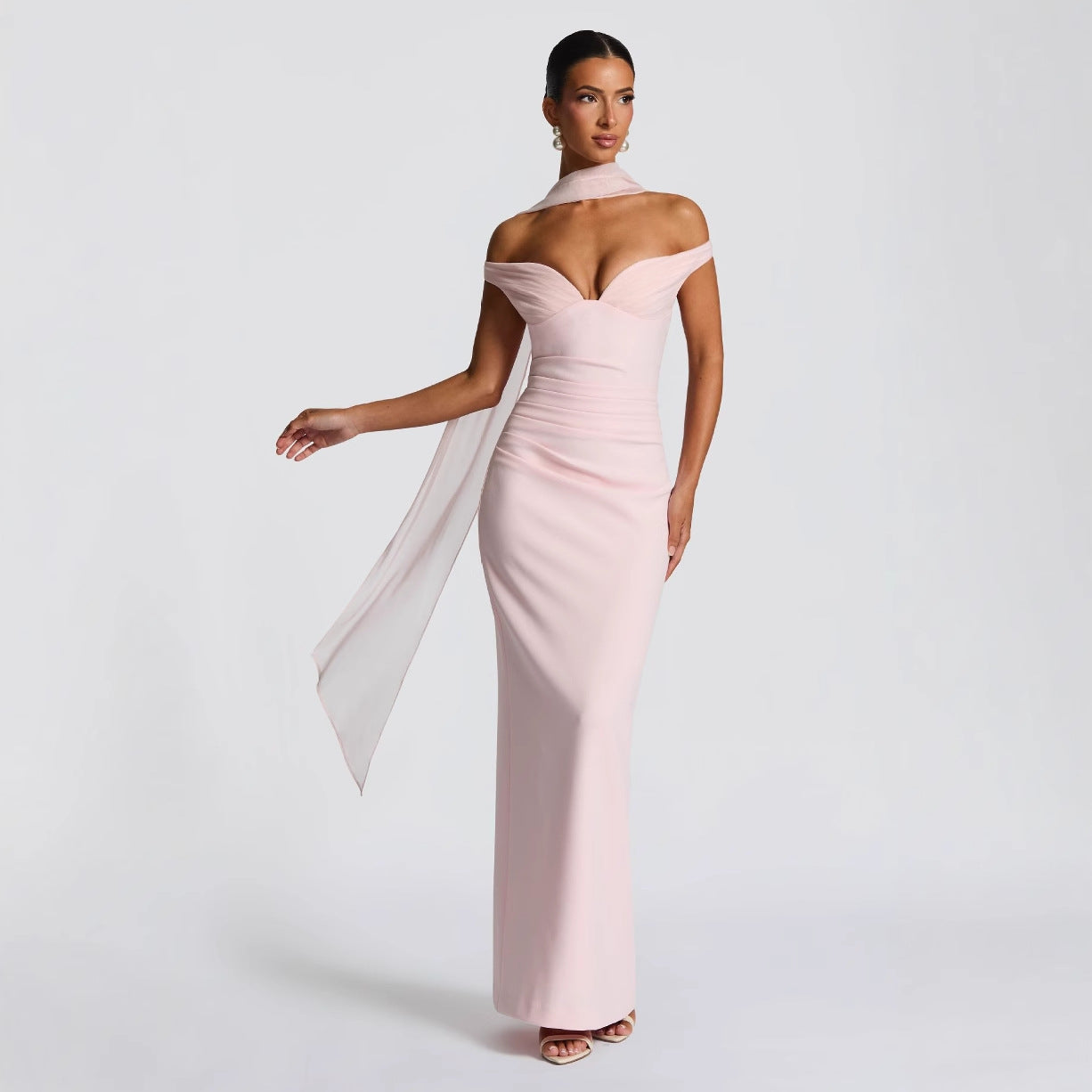 Sexy Snatched Waist Minimalist Gown