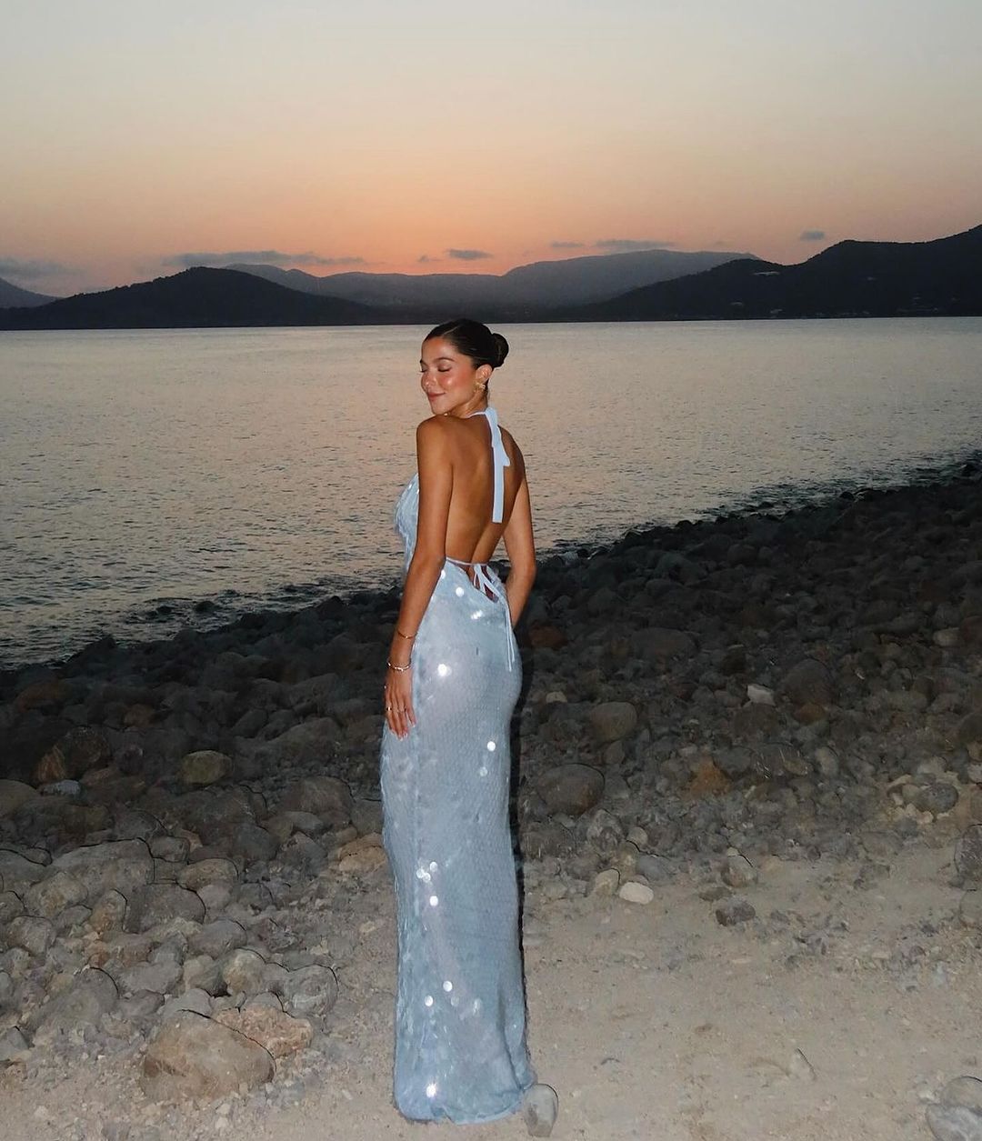 Women’s Slim-Fit Beaded Gown