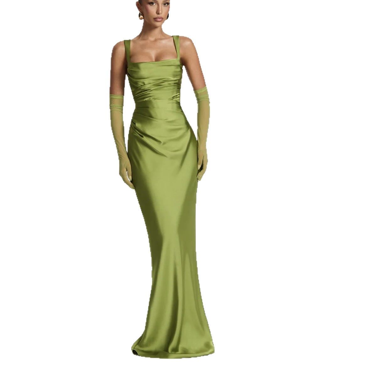 Sexy Slim Fit Solid Color Bodycon