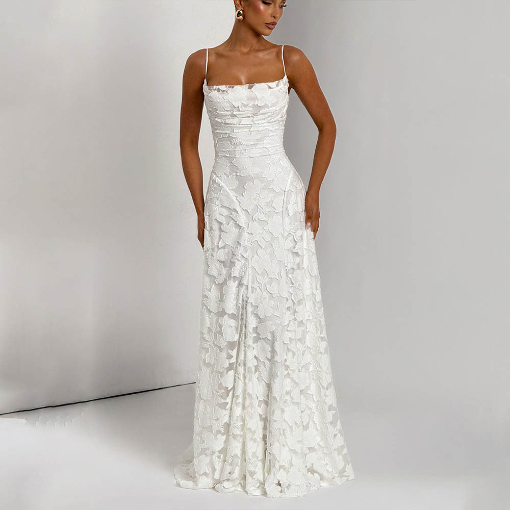 "SERAPHINA" Ethereal Chiffon Sling Maxi