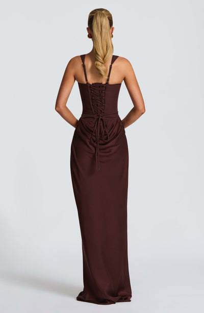 Strapless Sleeveless Sheath Maxi