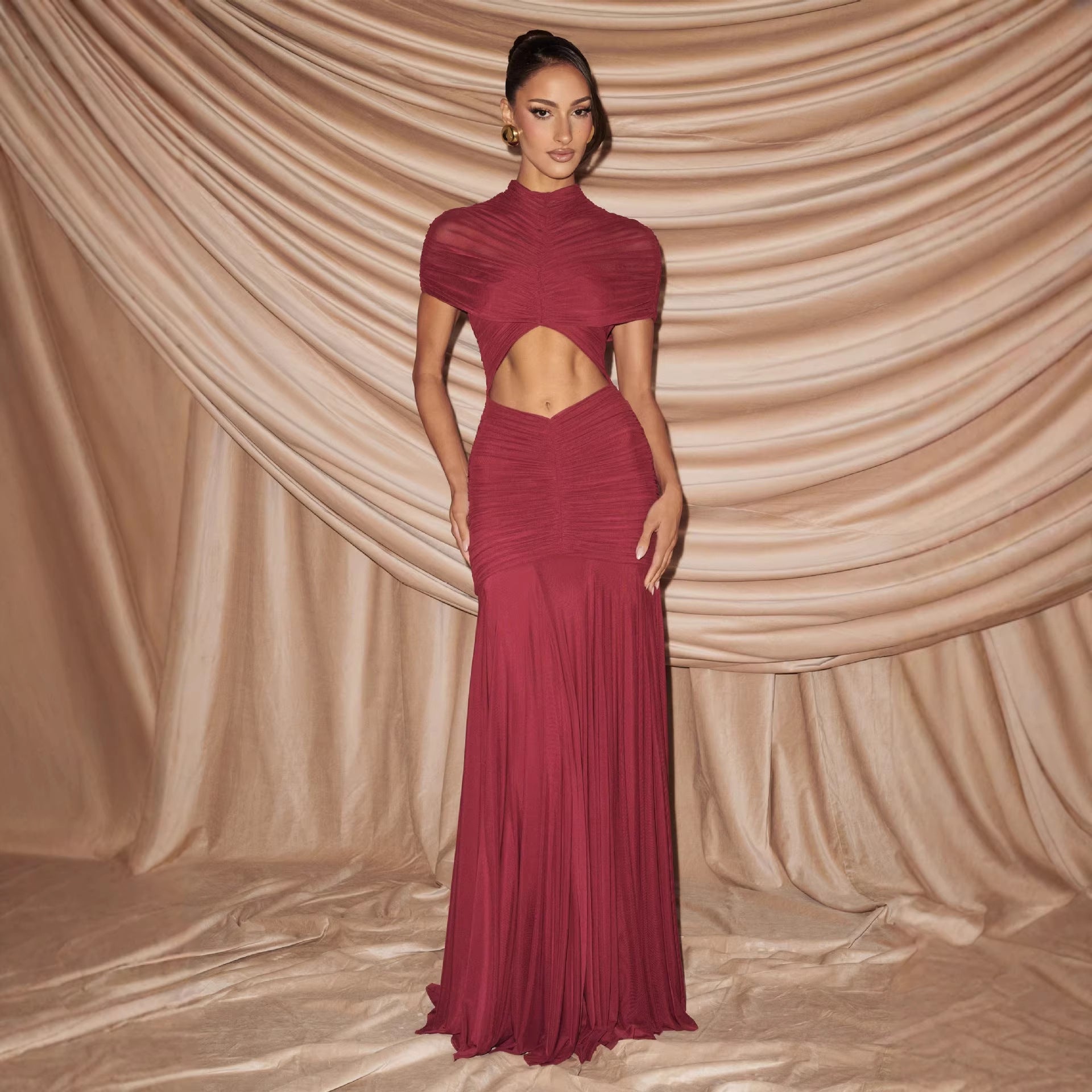 Sexy High-Waist Figure-Hugging Dress